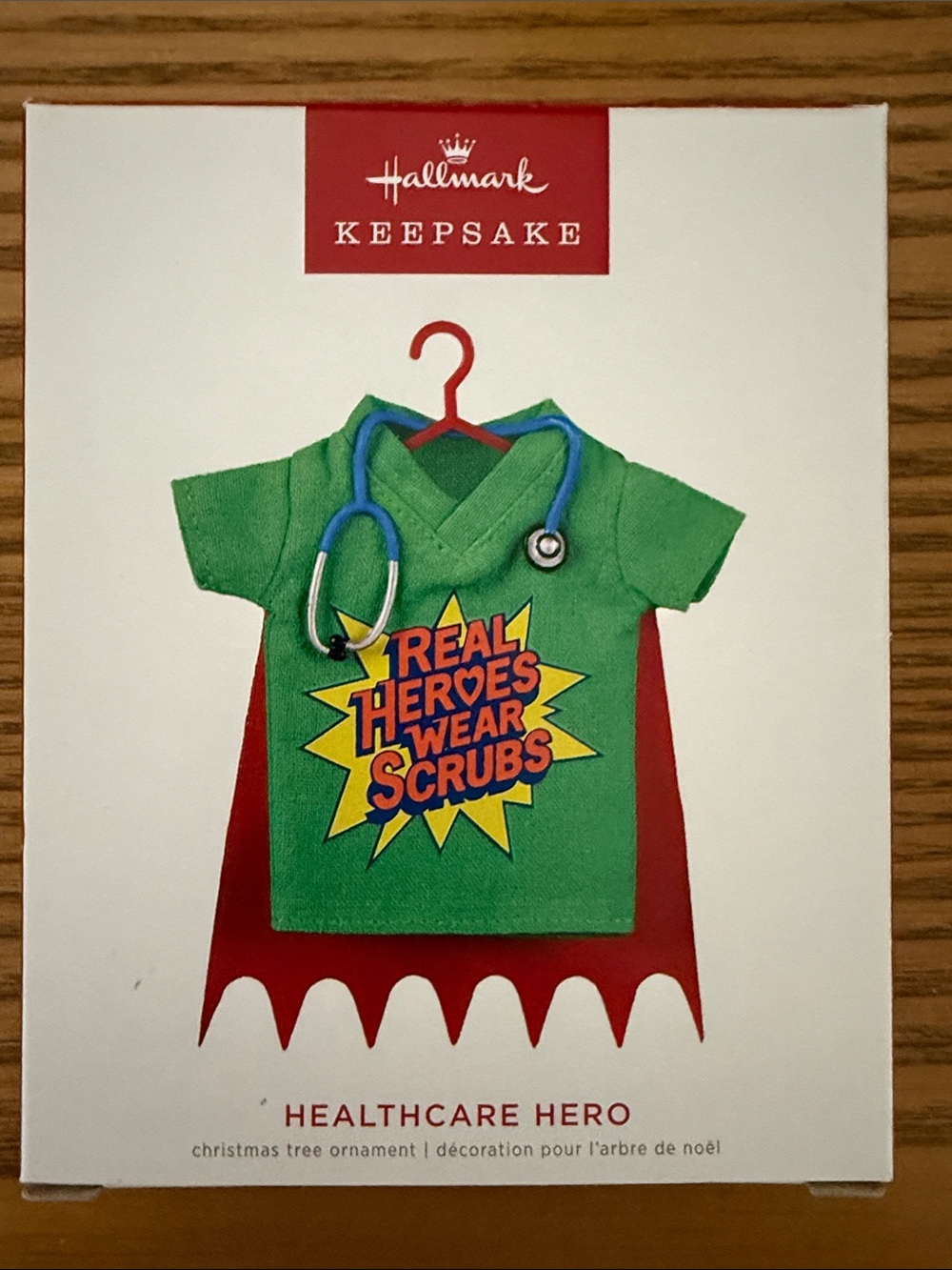Hallmark Kids "Healthcare Hero" Green Scrubs Costume Ornament
